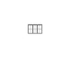 Tichy Train Group 8104 Windows - Double Hung pkg(3) -- Triple (Matches 8025); 98 x 62’’ (Fits.75 x 1.14’’ Opening)