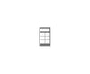 Tichy Train Group 8120 Store Windows - 6-Lite w/Top Transom & Lower Wood Panel pkg(6) -- 65 x 115: (Fits.75 x 1.325’’