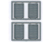 Tichy Train Group 8124 Double Doors - 5 Panel Pkg(4) -- 54 X 80 (Fits .66 .975 Opening) Scratch