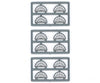 Tichy Train Group 8128 Masonry Windows - Pkg(8) -- 13 Pane Half Round (Use Over #8036 8133); 60 X 30