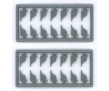 Tichy Train Group 8129 Double S Corbels Pkg(28) -- With Top Detailing Scratch Building Supplies
