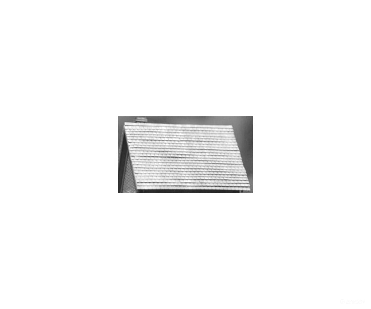 Tichy Train Group HO 8135 Slate Roofing Shingles (Unpainted Plastic) -- 60 6’’ Strips - Covers 36 Square Inches - Parts