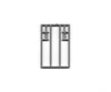Tichy Train Group 8141 Stovepipe with Rain Cap & Flashing pkg(4) -- Gray Styrene - Scratch Building Supplies