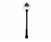Tichy Train Group 8155 Early Style Street Lamp Pkg(8; Black & Clear Plastic Parts) Scenery Details