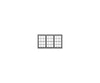 Tichy Train Group 8161 6/6 Double Hung Triple Unit Window pkg(3) -- Scale 121 x 60’’; Fits 1.42 x.765’’ Opening