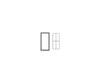 Tichy Train Group 8163 Center Tilting Sash Industrial Window pkg(8) -- Scale 36 x 84’’; Fits.46 x 1.02’’ Opening
