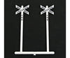 Tichy Train Group 8180 Railroad Crossbuck Warning Sign -- Canadian-Style W/Railway Crossing Cn