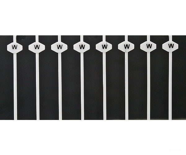 Tichy Train Group 8182 Whistle Post Signs Pkg(32) -- Steam Era Early Diamond Style Scenery Details