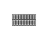 Tichy Train Group 8186 Splice Plates pkg(54 Rust Colored Styrene) -- 12’’ Channels; 18 44’’ Long w/5 Bolt Heads & 36