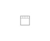 Tichy Train Group 8187 Store Window w/5 Lite Top Transom pkg(6) -- Scale 98 x 102’’ (Fits 1.13 x 1.155’’ Opening)