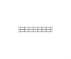 Tichy Train Group 8193 Industrial 1/2 x 3’’ Strap Railing pkg(6) -- Scale 3 x 21’ (3’’ Long) - Scratch Building Supplies