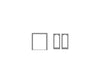 Tichy Train Group 8198 Double Glass Storefront Door w/Separate frame pkg(2) -- Scale 72 x 80’’ (Fits.875 x.98’’