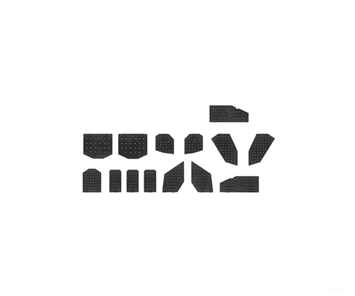 Tichy Train Group 8216 Assorted Rivet Plates (Styrene) -- Assorted Shapes.015 Thick pkg(28) - Scratch Building Supplies