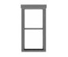 Tichy Train Group 8239 1/1 Double Hung Window -- Pkg(12) Scratch Building Supplies