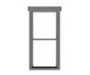 Tichy Train Group 8240 1/1 Double Hung Window -- Pkg(12) Scratch Building Supplies