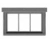 Tichy Train Group 8243 Windows -- 3-Pane Horizontal Pkg(12) Scratch Building Supplies