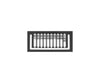 Tichy Train Group 8246 Concrete Milepost Markers #51 to 100 -- White w/Black Printing pkg(50) - Scenery Details