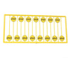 Tichy Train Group 8248 Early Stop Sign -- Yellow Pkg(15) Scenery Details