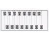 Tichy Train Group 8259 Speed Limit Signs Pkg(16) -- Low Speeds Scenery Details