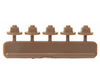 Tichy Train Group 8274 Nut Bolt & Washer Detail -- 10 Square On W/20 Styrene Rust Color Pkg(40)