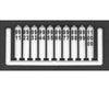 Tichy Train Group 8286 Concrete Milepost Markers #101 To 350 -- White W/Black Printing Pkg(250)