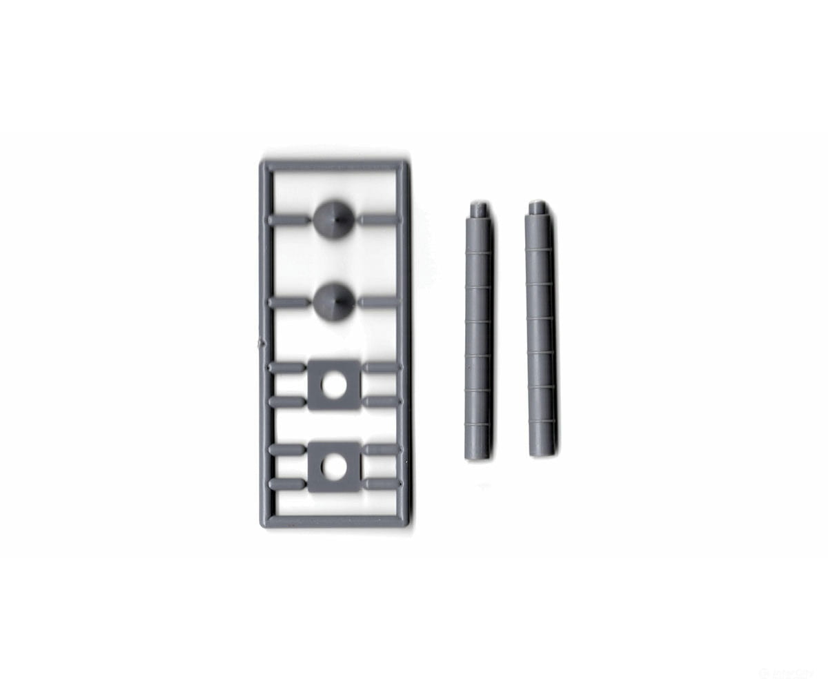 Tichy Train Group 8293 Straight Vent Kit -- 16 Scale Diameter 12 Long (Unpainted) Matches #293-8292