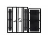 Tichy Train Group 8294 Blank Billboard - Kit -- Unpainted (Black) Scenery Details