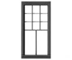 Tichy Train Group 8302 Rio Grande Southern Station - 9 Over 2 Double-Hung Window -- 37 X 72 Scale