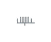 Tichy Train Group 8326 8 Stove Chimney Pipe -- Pkg(18) Scratch Building Supplies