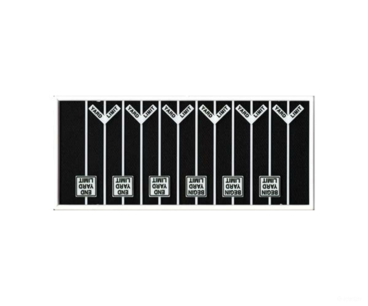 Tichy Train Group 8330 Yard Limit Signs -- 6 Y-Shaped 3 Square Begin And End Scenery Details