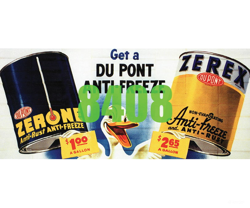 Tichy Train Group 8408 Du Pont Anti-Freeze/Zerex/Zerone Billboard - Kit Scenery Details