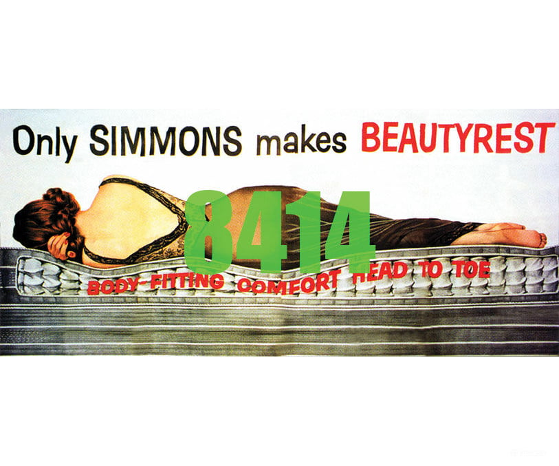 Tichy Train Group 8414 Simmons Beautyrest Billboard - Kit Scenery Details