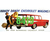 Tichy Train Group 8419 Handy Dandy Chevrolet Wagons Billboard - Kit Scenery Details