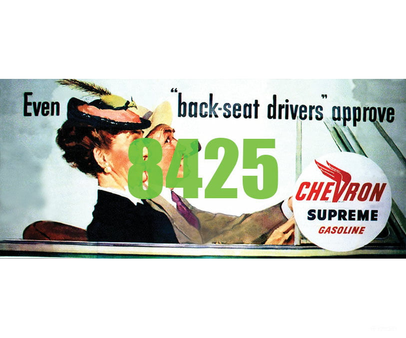 Tichy Train Group 8425 Chevron Supreme Gasoline Billboard - Kit Scenery Details