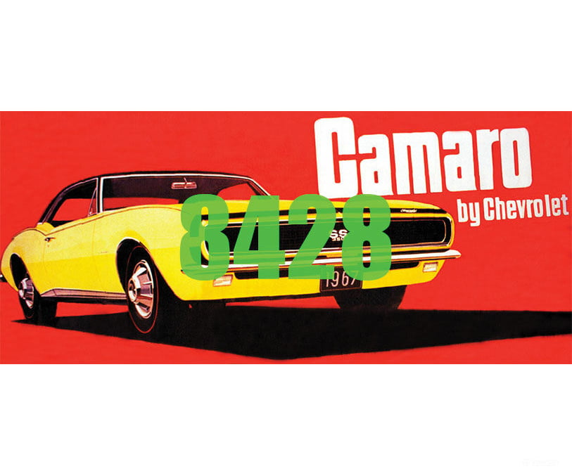 Tichy Train Group 8428 1967 Chevy Camaro Billboard - Kit Scenery Details