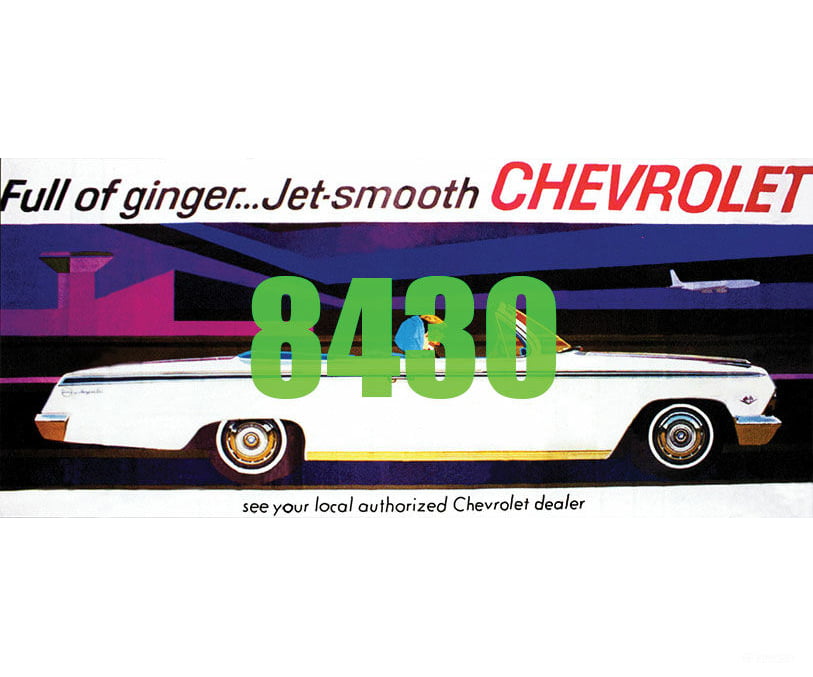Tichy Train Group 8430 Chevrolet Billboard - Kit -- Full Of Ginger Jet Smooth Tag Line Scenery
