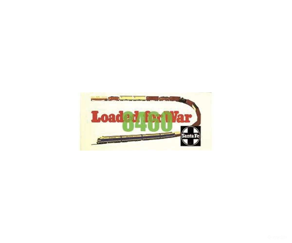 Tichy Train Group 8460 Santa Fe Billboard - Kit -- 1940S Loaded For War Scenery Details