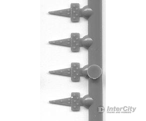 Tichy Train Group Ho Hinges (Gray Styrene; .010 Thick) - Triangular Style Pkg(45) Parts