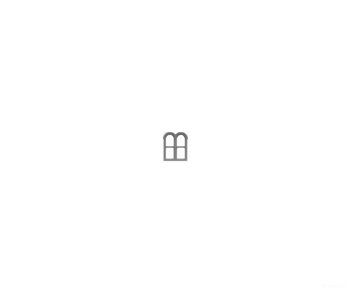 Tichy Train Group N 2521 Double Round Top Windows pkg(6) -- 52’’ x 72’’ Scale; Fits.37 x.45’’ Opening - Scratch