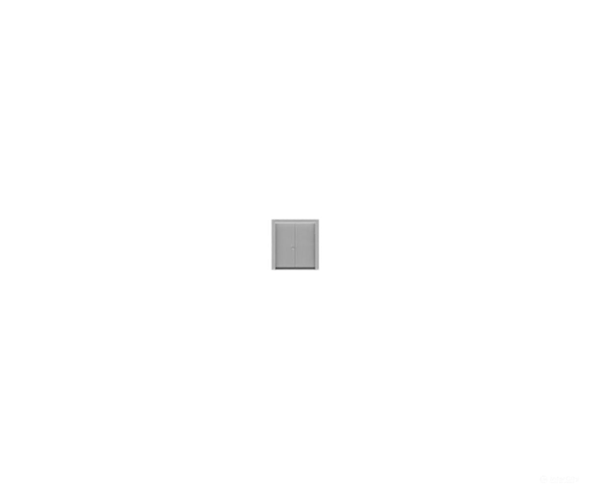 Tichy Train Group N 2538 Double Steel Door -- Plastic pkg(4) - Scratch Building Supplies
