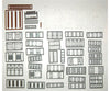 Tichy Train Group N 2540 Structure Part Assortment (Styrene) -- Includes All N Scale Windows Doors Etc. & Steel