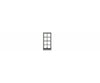 Tichy Train Group N 2541 4-4 Double-Hung Window With Glazing -- 26 X 63 Scale (Fits .20 .435