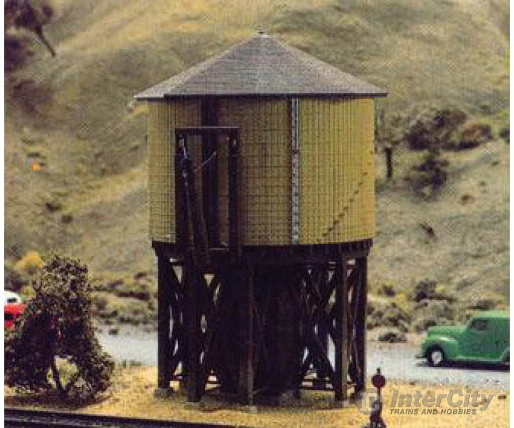 Tichy Train Group N 2600 Wood Water Tank -- Kit Structures