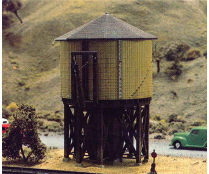 Tichy Train Group 26002 Wood Water Tanks -- Pkg(2) Structures