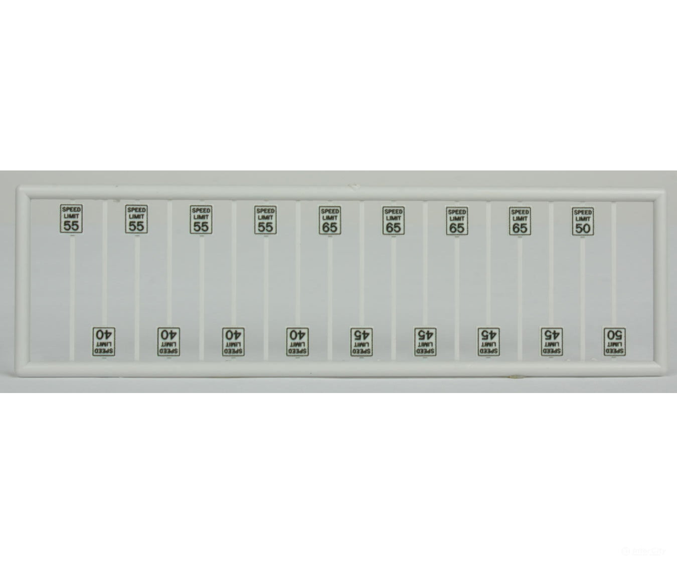 Tichy Train Group N 2607 High Speed Limit Signs -- Pkg(18) Scenery Details