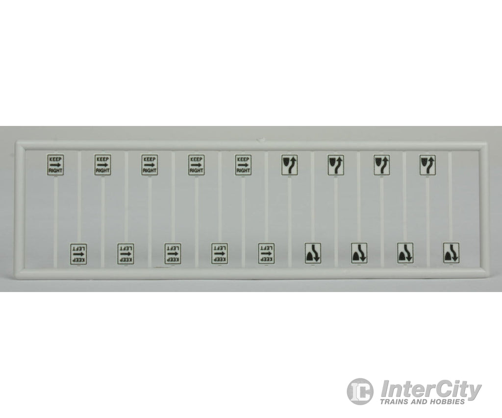 Tichy Train Group N 2610 Miscellaneous Road Signs #2 -- Pkg(18) Scenery Details