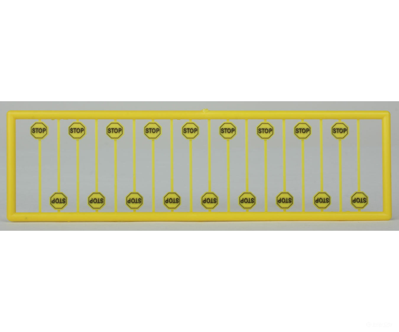 Tichy Train Group N 2613 Early Yellow Stop Signs -- Pkg(18) Scenery Details