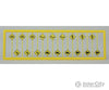 Tichy Train Group N 2615 Picture Warning Signs -- Pkg(18) Scenery Details