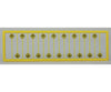 Tichy Train Group 2620 Early Grade Crossing Advance Warning Signs -- Vertical Cross Pkg(18) Scenery