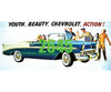 Tichy Train Group 2645 56 Chevrolet Convertible Billboard - Kit Scenery Details